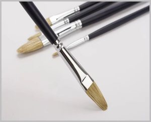 Pennello Professionale Fontainebleau con Setole di Cinghiale, Pennello di Alta Qualità per <span class=keywords><strong>Pittura</strong></span> a <span class=keywords><strong>Olio</strong></span> - Product Image 4