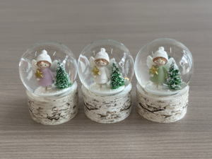 Mini Globo di <span class=keywords><strong>Neve</strong></span> Natalizio con <span class=keywords><strong>Angelo</strong></span> e Base in Resina di Betulla Decorazione Festiva Perfetta con Globo di <span class=keywords><strong>Neve</strong></span>, Regali per le Feste, Gadget per Bambini OEM/ODM - Product Image 6