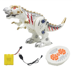 Dinosaurio robótico con <span class=keywords><strong>Control</strong></span> remoto inteligente recargable, juego de juguetes electrónicos para mascotas de simulación IR de 10 canales - Product Image 2