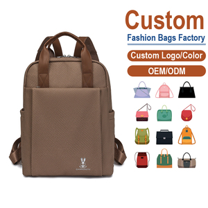 Minimalist Nylon Travel <b>Backpack</b>, Custom Logo Available, Water-Resistant <b>Backpack</b> - Product Image 2