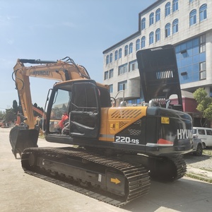 Excavatrice sur chenilles Hyundai 220LC-9S d'occasion de haute qualité pour les composants de noyau de roulement de pompe à engrenages de machines de construction - Product Image 3