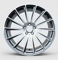 Jantes de voiture de course forgées 17 18 19 20 21 22 23 24 pouces pour Mercedes-Benz T466 ET45 CB66.6 GUN METAL MACHINE FACE