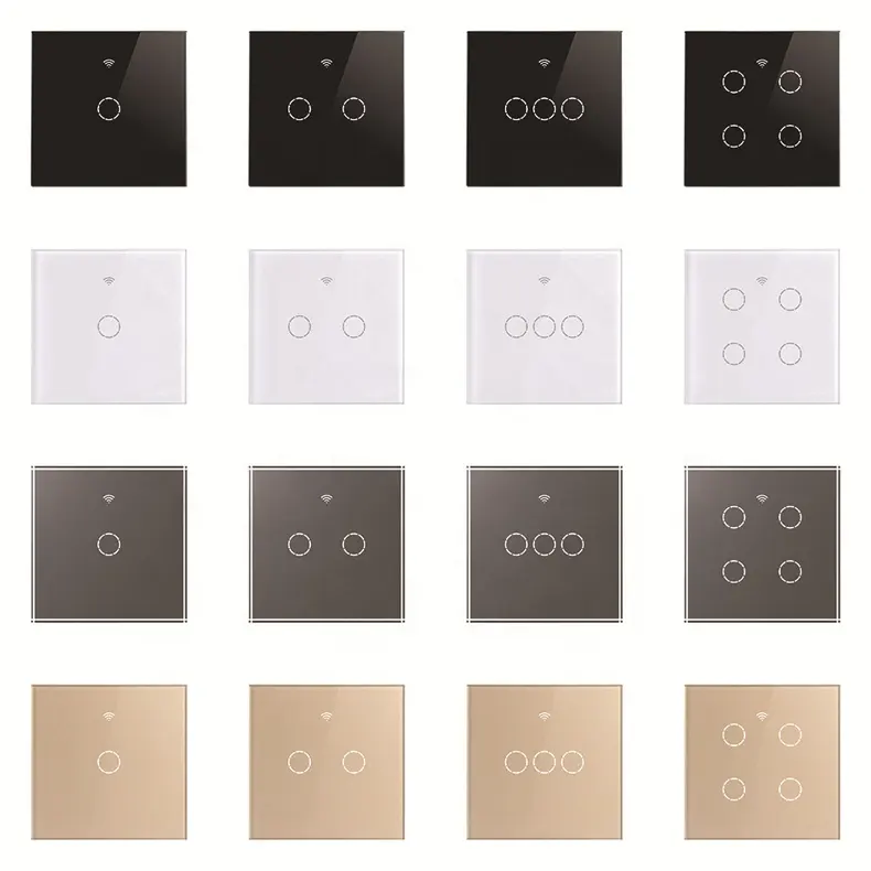 Выключатель питания eWelink 1/2/3/4 кнопочный с поддержкой Wi-Fi и RF