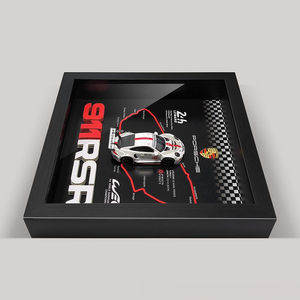 Modèle de voiture de course en alliage RSR, décoration de piste de l'Endurance de <span class=keywords><strong>24</strong></span> heures de Le <span class=keywords><strong>Mans</strong></span>, figurine 3D, art mural - Product Image 1