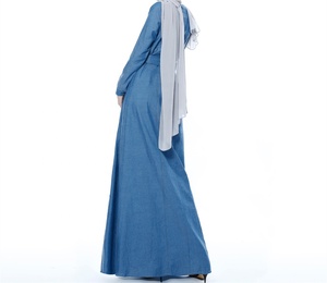 Vestito casuale Abaya delle donne musulmane del vestito islamico del vestito lungo dalla manica lunga dei <span class=keywords><strong>vestiti</strong></span> modesti all'ingrosso della <span class=keywords><strong>turchia</strong></span> di trasporto libero - Product Image 3