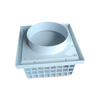 4 pouces HVAC System Return air louver Vent Ceilling Plastic air Vent