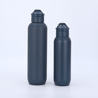 Bouteille d'eau isotherme double paroi en acier inoxydable 304 pour enfants, motif dessin animé, couvercle rabattable, mignonne, réutilisable pour l'école