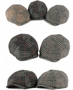 Ready to Ship <strong>Men's</strong> Flat Newsboy Cabbie <strong>Hat</strong> for <strong>Men</strong> Ivy Driving Gatsby paperboy <strong>hats</strong> Grid <strong>Woollen</strong> <strong>Hat</strong> - Product Image 6