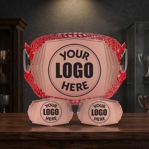 Cinturón de Campeonato Personalizado, Premio para Torneos de Lucha Libre, Boxeo, MMA, con Placa de Latón Grabada y Cuero Genuino - Product Image 1