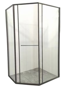 Nueva <span class=keywords><strong>Puerta</strong></span> <span class=keywords><strong>Corredera</strong></span> Lateral para Ducha, Diseño Ultra Estrecho, con Separación de Zonas Húmedas y Secas, Marco Empotrado, Vidrio Templado - Product Image 5