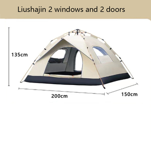 เต็นท์พับได้อัตโนมัติแบบพกพาหลายสี กันน้ำ กันแดด เหมาะสำหรับครอบครัวเดินป่าและตั้งแคมป์ - Product Image 6