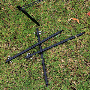 Piquets de tente de camping en plein air, piquets de sol portables en alliage d'aluminium, piquets de tente haute résistance, piquets de fixation de bâche, 4 pièces - Product Image 2