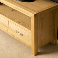 Meuble TV compact en MDF laqué, 90 cm, écologique et durable, pour salon, entièrement assemblé, compatible écran 40 pouces