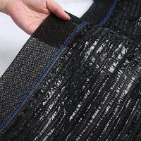 Filet d'ombrage agricole 35% 50% Noir, toile d'ombrage 100% HDPE vierge, filet pare-soleil pour l'agriculture