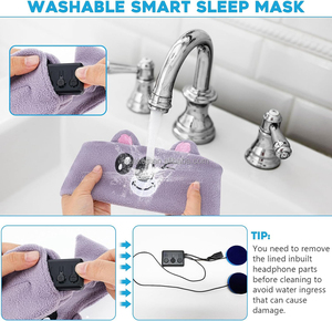 Kola Bandeau de Sommeil Casque Audio Bluetooth pour Enfants, Adolescents et Jeunes Garçons et Filles - Product Image 5