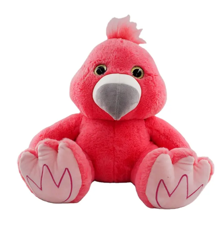 Pluche Speelgoed Fabriek Roze Zachte Leuke Grote Vogel Gevulde Kip Speelgoed