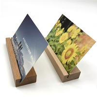 Support de carte de menu en bois pour buffet, support de numéro de table pour fournitures de restaurant