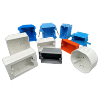 Durable Résistant au feu décoratif mont interrupteur mural boîte Chinois Offre Spéciale électrique boîte de sortie 1st classe pvc prise fond boîte