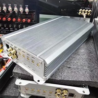 Amplificateur de voiture monoblock VK X1800.1 12V classe D 1800W RMS/3200W Max, crossovers de canal, SNR >100dB, amélioration audio de voiture