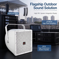Speaker Horn Tahan Air IP56 15 Inch 450W Long Throw PA Loudspeaker untuk Sistem Audio Stadion Luar Ruangan
