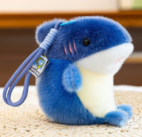 Porte-clés en peluche Ocean Allies, breloque de poche, adorable orca, requin, dauphin, phoque, compagnon de table, panda, pour sac et fête