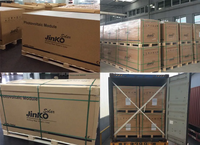 Jinko N panel surya Mono tipe N, 650Watt 630W 635W 640W 625W Tiger neo-tipe Hjt panel surya Wajah