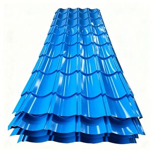 Tôle d'acier galvanisé prépeint ondulé, épaisseur 0,12 mm-3 mm, tôle PPGI galvanisée à chaud - Product Image 1