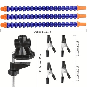 Manos de ayuda para soldar, soporte de placa de circuito PCB de tercera mano, brazos flexibles con base de abrazadera de escritorio para Modo de reparación de placas electrónicas - Product Image 5