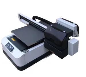 uv printer 6090 uv flatbed printer for Plastic ID Card Wood Acrylic Bottle Glass Leather Printing