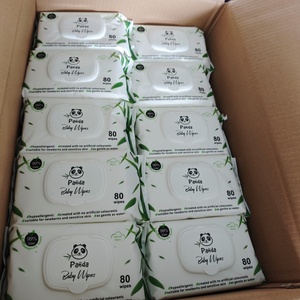 Toallitas Húmedas para Bebés de Fibra de Bambú OEM, Fabricante de Toallitas Húmedas para Bebés, Logotipo Personalizado para la Limpieza de la Cara, Manos y Boca del Bebé - Product Image 1