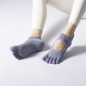 夏ピラティスソックスヨガソックスオールフィンガー滑り止めプロ女性5本指ソックス - Product Image 3