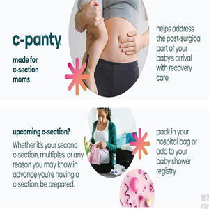 ג סעיף תחתונים חלק לאחר לידה partum גבוהה מותניים לנשים ניתוח קיסרי שחזור הרזיה - Product Image 6