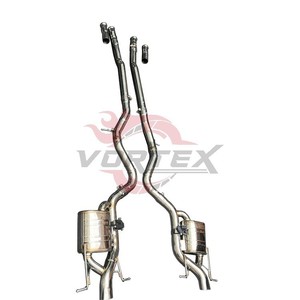 ท่อไอเสียแบบ Catback พร้อมวาล์ว Vortex SS304 สแตนเลส สำหรับรถเบนซ์ W223 S400 S450 ปี 2020-2025 รถซีดานหรูหรา - Product Image 2