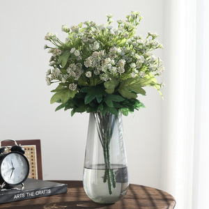 Bouquet de fleurs artificielles violettes en plastique, haute simulation, décoration intérieure - Product Image 4