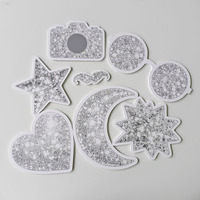 Accessoires de photomaton personnalisés en mousse PVC de 5 mm, couleur argent, avec impression UV et résistance à l'eau, pour anniversaires, remises de diplômes et mariages