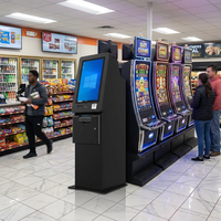 Oyuncu Kartı Bozukluk Değiştirme Şarj Makinesi Hediye Kartı Dağıtım Kiosku Beceri Oyunu Kabini için Bulut İzleme Sistemi