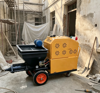 Pompe à plâtre professionnelle pour ciment avec un flux de matériaux stable pour le plâtrage continu des murs et les travaux de construction