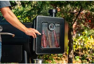 Box Laterale per Affumicatore a Pellet Adatto per Barbecue Pitboss Zgrills Griglia a Pellet di <span class=keywords><strong>Legno</strong></span> Affumicatore a Pellet per Esterni - Product Image 6