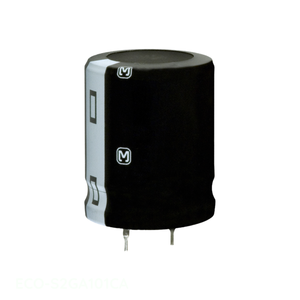Condensateur traversant à montage en canal, en aluminium, 100 µF, 20 %, 400 V, SNAP TH ECO-S2GA101CA - Product Image 1