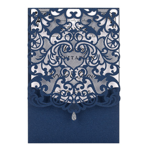 Fabricant de cartes d'invitation de style européen, d'invitations professionnelles, de cartes de vœux festives ajourées et d'invitations de mariage en gros. - Product Image 1