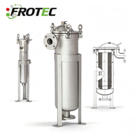 Vente en gros usine Préfiltre industriel pour eau en acier inoxydable avec boîtier de filtre à cartouche et raccord à bride