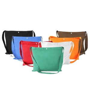 Factory Wholesale Custom Logo Cotton Shopping <b>Bag</b> Simple Eco Friendly <b>Canvas</b> Tote <b>Bag</b> with Single Shoulder Strap - Product Image 1
