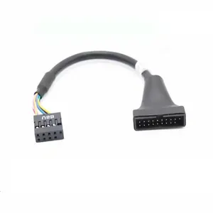 15 cm USB 2.0 9 Pin-Kopfzeile Weiblich auf Motherboard USB 3.0 20-Pin-Männliches Kabel