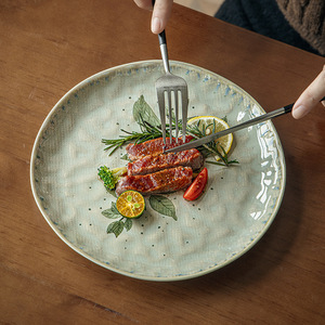Magnifique assiette en <span class=keywords><strong>porcelaine</strong></span> scandinave bohème <span class=keywords><strong>de</strong></span> <span class=keywords><strong>luxe</strong></span> à motif floral, 8,5 pouces, bord ondulé, peu profonde, passe au lave-vaisselle, personnalisable - Product Image 3