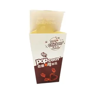 custom printed Candy Container Paper Popcorn Cup for The Movies