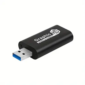 USB3.0至HDMI视频捕获通道输入4K HDMI音频和视频视频实时记录盒支持HDMI采集卡