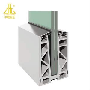 Nouveau Design profil en aluminium rying avec de nombreux moules existants Balustrades de sécurité profil sans cadre verre de serrage de canal en U - Product Image 6