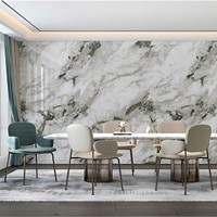Panneaux et feuilles muraux en PVC imitation marbre UV, design moderne brillant, imperméables, pour usage hôtelier, vente en gros