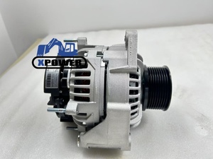 Nuevo Alternador XPower 24V 80A 9PK 75261185 CA1666IR 0124555001 0124555022 para Excavadora de cadenas Unitog U-300/U-400 2000-2003 - Product Image 3
