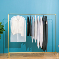 Housse de vêtement suspendue, protège-vêtements, sacs à costumes, housse de vêtement en plastique avec fenêtre transparente